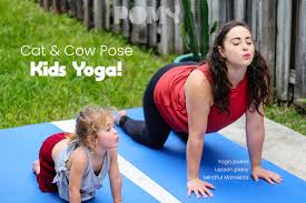 Cat Cow Pose Cow Pose Yoga Yoga For Kids Cat Cow Pose