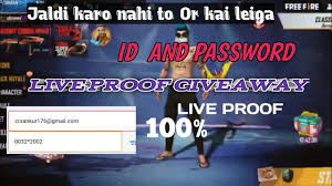 Go to the search bar and write the keyword like free fire or free fire india and the platform will show you a long list of suggestions. Free Fire Real Facebook Id And Password Giveaway 2021 Crx Cool Tech Gaming Youtube