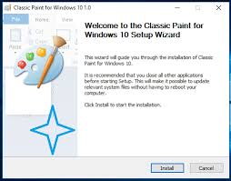 Type paint in the search box on taskbar, and click paint in the result. Download Classic Paint For Windows 10