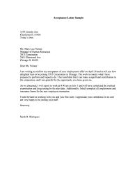 40 Professional Job Offer Acceptance Letter & Email Templates ᐅ Templatelab
