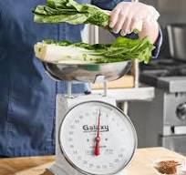 Galaxy SD-FLAT50B 50 lb. Mechanical Portion Control Scale with Removable Stainless Steel Bowl