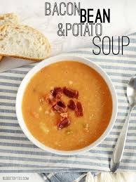 Bacon Bean And Potato Soup Recipe Budget Bytes Recipe Recipes Potato Soup Food