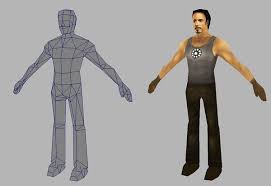 Tony Stark Low Poly Models Low Poly Character Character Modeling