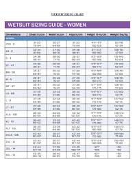 Scuba Pro Size Chart Www Bedowntowndaytona Com