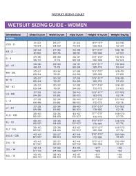 Scuba Pro Size Chart Www Bedowntowndaytona Com