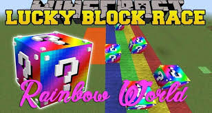 While not all of these are positive, and some are usesless, many contain valuable treasure. Rainbow World Lucky Block Race Map 1 12 2 1 12 For Minecraft Minecraft Mods Pc