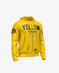 Men S Full Zip Hoodie Mockup Half Side View In Apparel Mockups On Yellow Images Object Mockups Hoodie Mockup Clothing Mockup Full Zip Hoodie