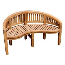 59 Curved Indoor Outdoor Eucalyptus Monet Bench Natural Oil Finish Achla Designs Target A lot of selections of outdoor furniture make us more interesting in choosing the best for our outdoor space.