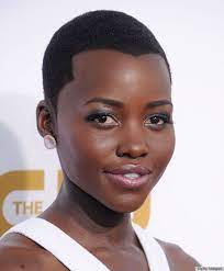 Only Lupita Nyong O Could Pull Off A Fake Widow S Peak Widow S Peak Sparkle Makeup Beauty