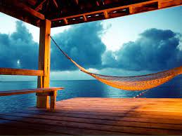 Hammock On Stormy Beach Picture And Wallpaper Beach Hammock Beach Wallpaper Hammock