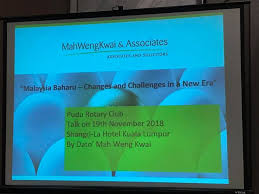 Mahwengkwai & associates is a leading law firm of advocates and solicitors. Club Meeting 19 November 2018 Rotary Club Of Pudu