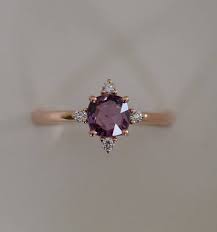 Purple Sapphire Engagement Ring Promise Ring Cushion Etsy Engagement Rings Sapphire Purple Sapphire Unique Engagement Rings