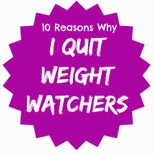 running with racheal ten reasons why i quit weight watchers