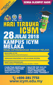 International college of yayasan melaka (icym) was formed with the belief and understanding that higher education is vital to the progress of the nation. Hari Terbuka International College Of Yayasan Melaka Icym International College Of Yayasan Melaka Icym