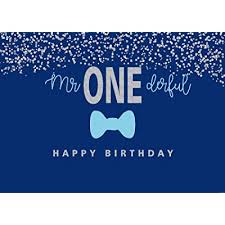 Wish birthday to your friends and family members in an awesome way. Buy Botong 7x5ft Boys 1st Birthday Mr Onederful Backdrop Blue Bow Tie Blue And Silver Photography Background Baby Shower Boy Toddler Little Man First Birthday Cake Table Decorations Photoshoot Banner Online In