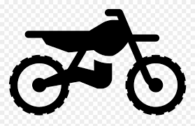Draw smaller circles inside the wheels. Dirt Bike Filled Icon Dirt Bike Icon Clipart 706810 Pinclipart