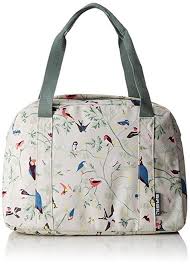 Basil Damen Fahrrad Handtasche Wanderlust Carry All Bag Ivory 35 X 15 X 31 Cm 17640 V 2020 G Sumki