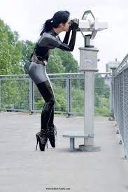 Alexandra Corneille Ballet Heels Rubber Clothing Ballet Boots