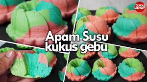 5 мин и 1 сек Resepi Apam Susu Kukus Sukatan Cawan Gebu Lembut Youtube