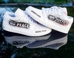 Black Lives Matter Custom Air Forces Pin On Custom Shoes