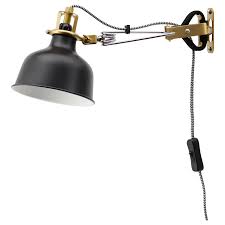 Ranarp Wall Clamp Spotlight With Led Bulb Black Ikea Wall Lamp Lamp Led Bulb