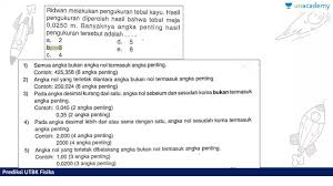 Check spelling or type a new query. Ujian Tulis Berbasis Komputer Prediksi Soal Pengukuran Angka Penting Utbk Sbmptn Offered By Unacademy