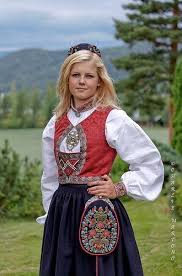 Norwegian Dress Girl Norwegian Dress Traditional Dresses Traditional Outfits