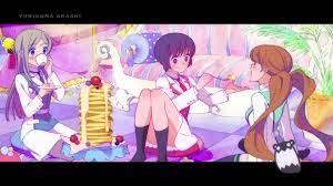 visual analysis of yuri kuma arashi one of rilakkuma s favorite foods is pancakes yurikuma arashi anime yuri