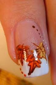 Fall Leaves Nail Art Archive Style Nails Magazine Fall Nail Art Fall Leaves Nail Art Nail Art