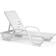 Bahia Stacking Chaise Lounge Chair White Lounge Chair Outdoor Outdoor Rocking Chairs Pool Lounge Chairs
