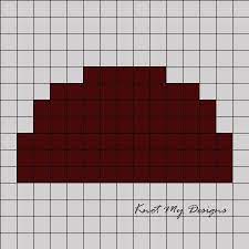We know about grid systems from the very first. Crochet C2c Semi Circle Shape Grid Graph Semi Circle Shape Pixel Grid 15x15 For Blankets Knot My Designs Freep Invisible Stitch Baby Blanket Blanket