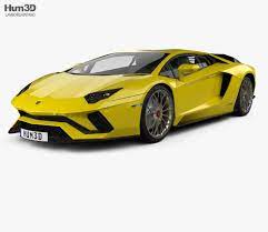 3d Model Of Lamborghini Aventador S 2017 Lamborghini Classic Cars Lamborghini Aventador