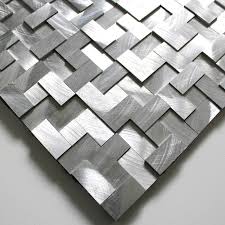 Dalle Mosaique Aluminium Carrelage Cuisine Credence Konik Carrelage Inox Fr Credence Cuisine Carrelage Cuisine Cuisine Aluminium
