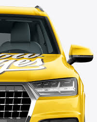Download Crossover Suv Mockup Front View In Vehicle Mockups On Yellow Images Object Mockups Yellowimages Mockups