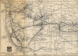Each state has been abbreviated with two letters. 1925 Union Pacific Railroad Map Part 1 Us Mappery Union Pacific Railroad Pacific Map Map