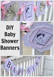 Baby Girl Shower Decorations Diy Style Baby Shower Banner Diy Diy Baby Shower Decorations Diy Baby Stuff