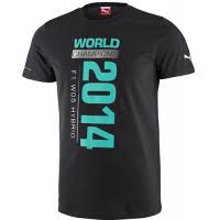 2014 Mercedes Amg Petronas World Champions T Shirt Men Black Champions Winner