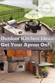 outdoor kitchen ideas: get your apron
