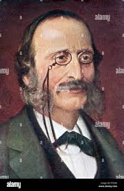JACQUES OFFENBACH (1819-1880) German-French composer about 1865 Stock Photo 