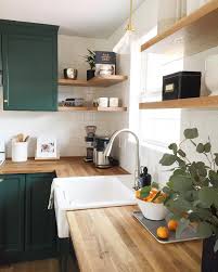 Benjamin Moore Forest Green Green Painted Kitchen Cabinets Home Decor Kitchen Green Kitchen Cabinets Home Kitchens