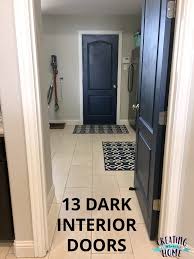 Are black interior doors still in style. White Trim Dark Paint Why I M Going Dark With My Doors Creatingmaryshome Com