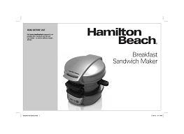 Here are 38 of our favorite sandwiches to inspire you to lunchtime greatness. Hamilton Beach 25475 User Manual Pdf Download Manualslib