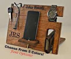 Men Gift Mens Gift Gift For Men Gift For Man Mens Phone Etsy Iphone Charging Station Wood Docking Station Woodworking