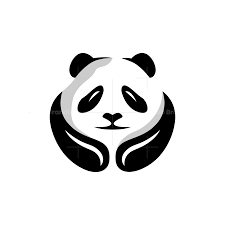 Hugging Panda Logo Panda Head Panda Logo Design