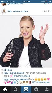 Amethyst amelia kelly (born 7 june 1990), known by her stage name iggy azalea (/əˈzeɪliə/), is an australian rapper, singer, songwriter, and model. I Love Her Accent Iggy Azalea Her Smile Azaleas
