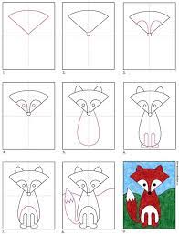 Our easy tutorials all come with a super handy directed drawing printable and are perfect for all ages. How To Draw A Simple Fox Art Projects For Kids