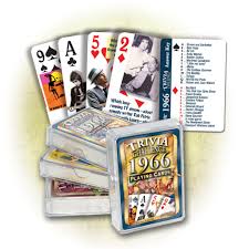 For decades, the united states and the soviet union engaged in a fierce competition for superiority in space. 1966 Trivia Challenge Playing Cards Great Birthday Or Anniversary Flickback Media