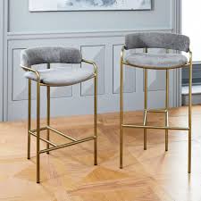 Lenox Velvet Bar Counter Stools Mom Barfurnitureideashouses Home Bar Decor Furniture Bar Furniture