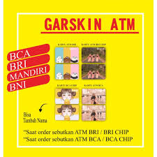Buka gambar template kaos di photoshop. Garskin Stiker Kartu Atm E Money Custom Gambar Shopee Indonesia