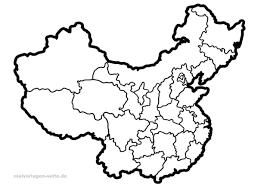 Landkarte China Landkarte Karten Malvorlagen